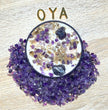 Oya Orisha Crystal Candle