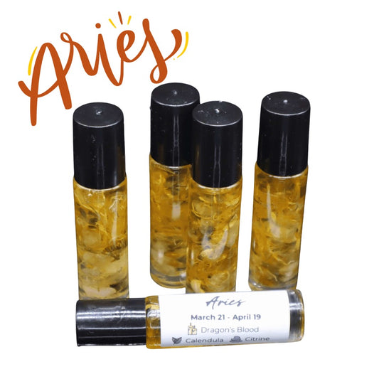 Aries Crystal Perfume Roller