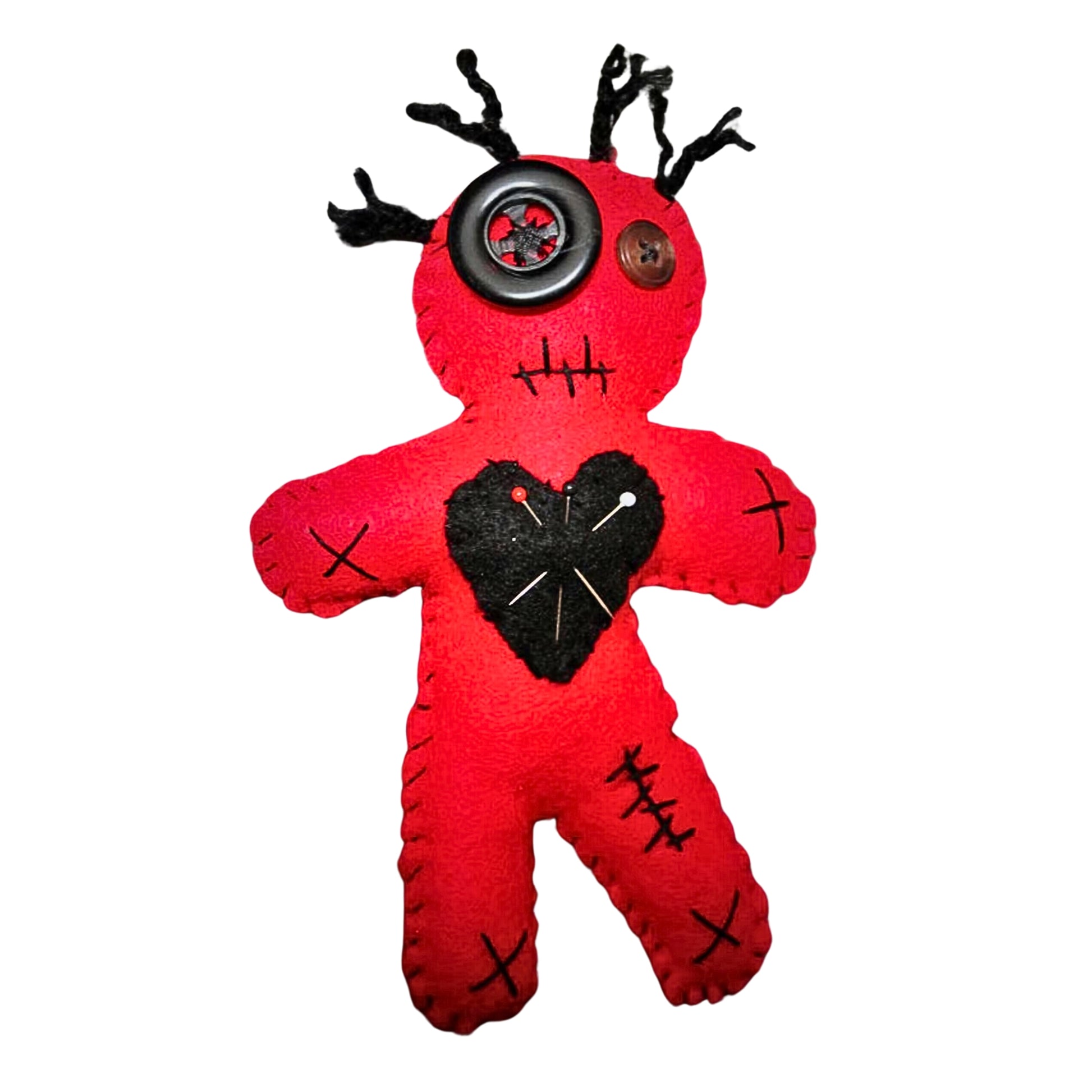 Handcrafted Red Voodoo Doll