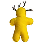 Handcrafted Yellow Voodoo Doll