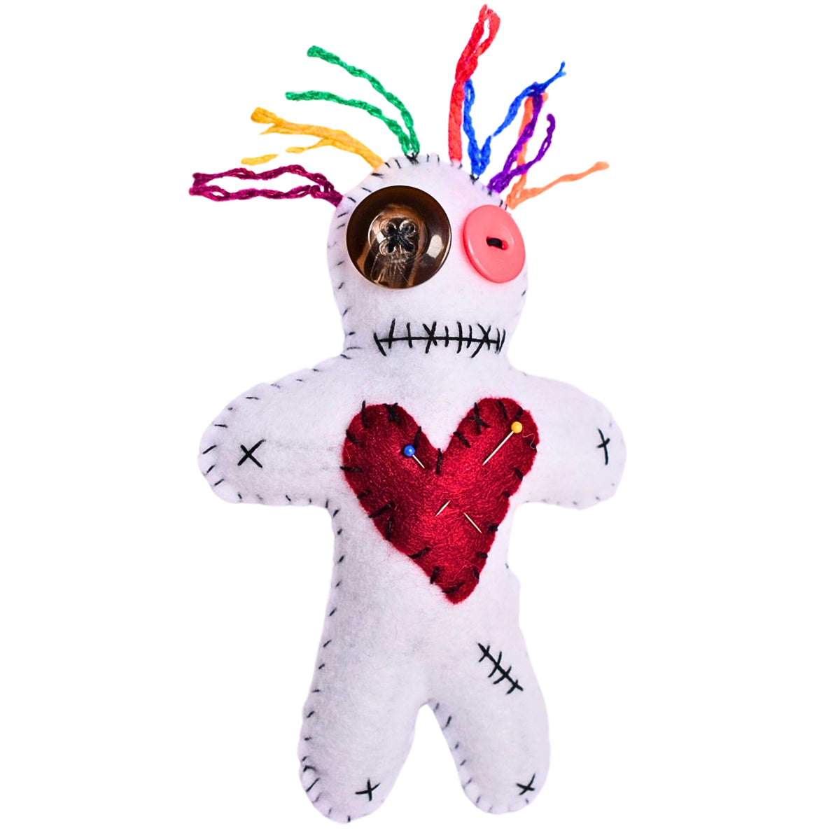 Handcrafted White Voodoo Doll