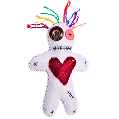 Handcrafted White Voodoo Doll