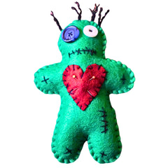 Handcrafted Green Voodoo Doll