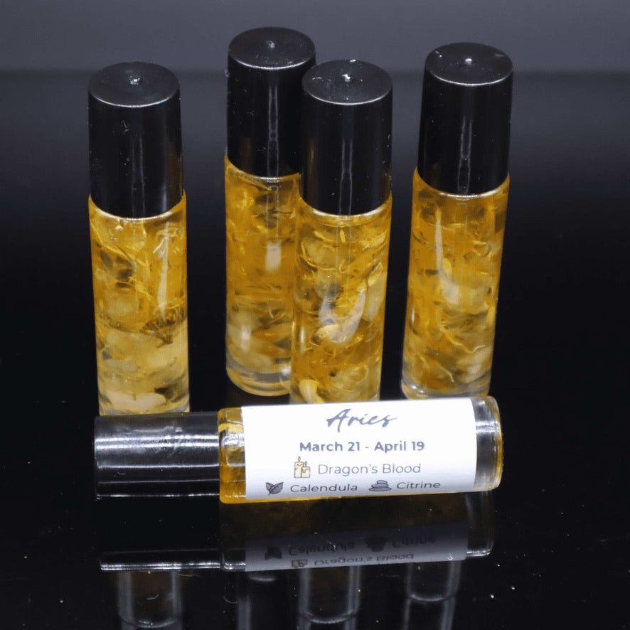 Aries Crystal Perfume Roller