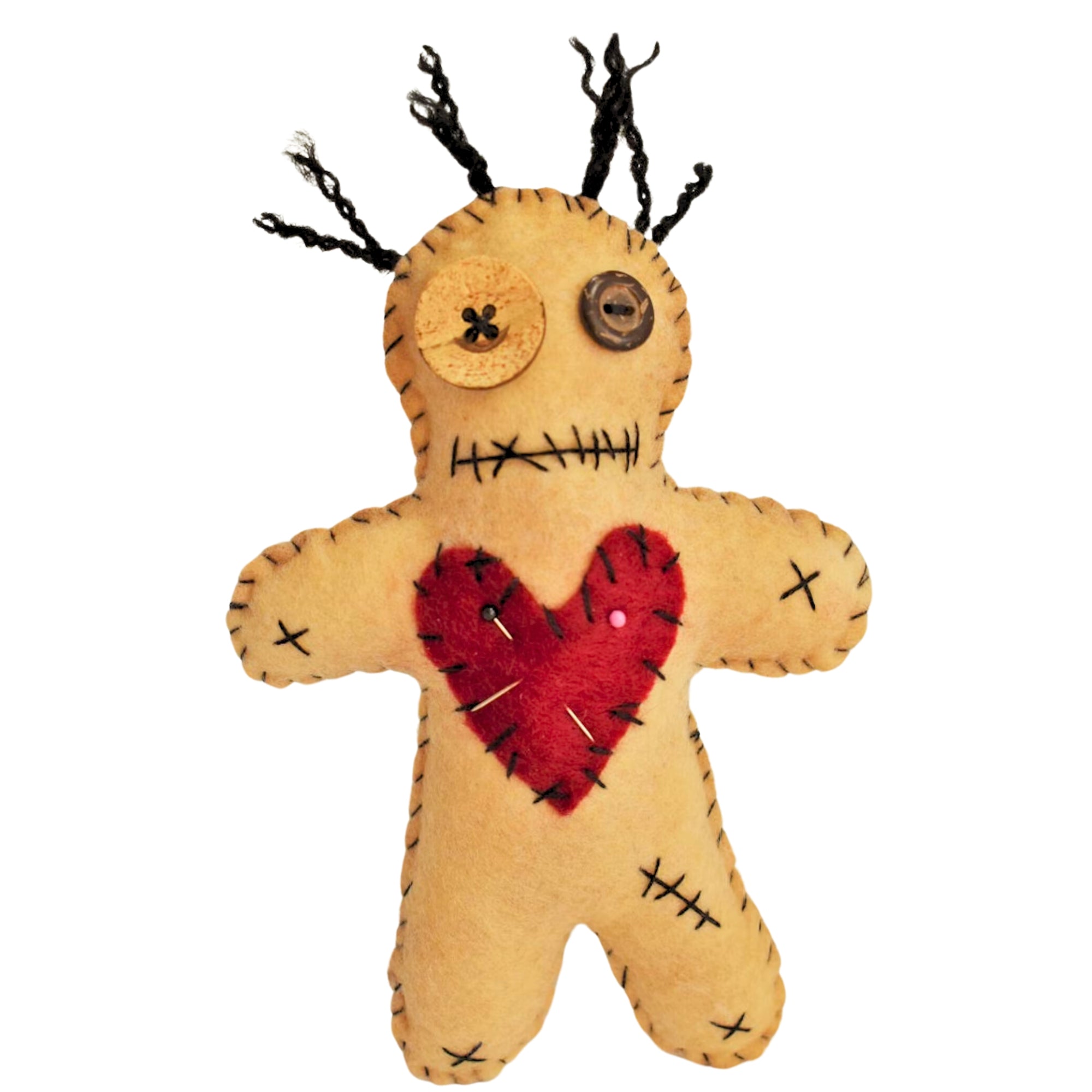 Handcrafted Brown Voodoo Doll