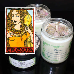 Freya Norse Goddess Candle