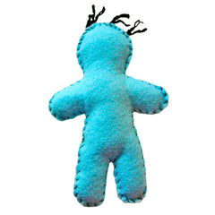 Handcrafted Blue Voodoo Doll