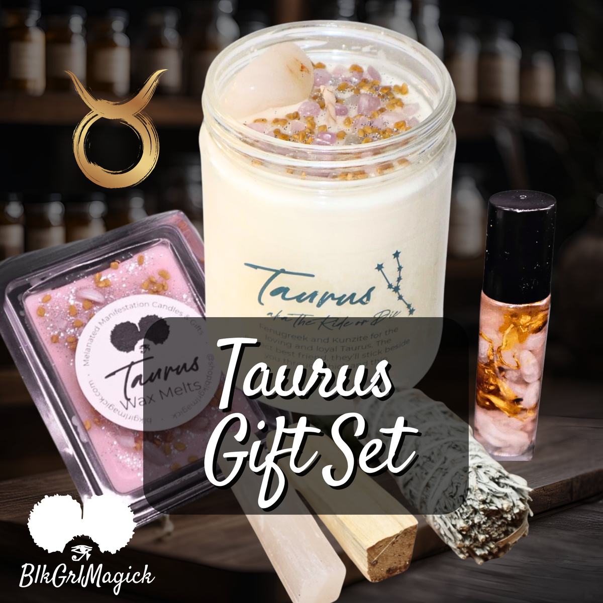 Taurus Candle Gift Set