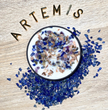 Artemis Greek Goddess Crystal Candle