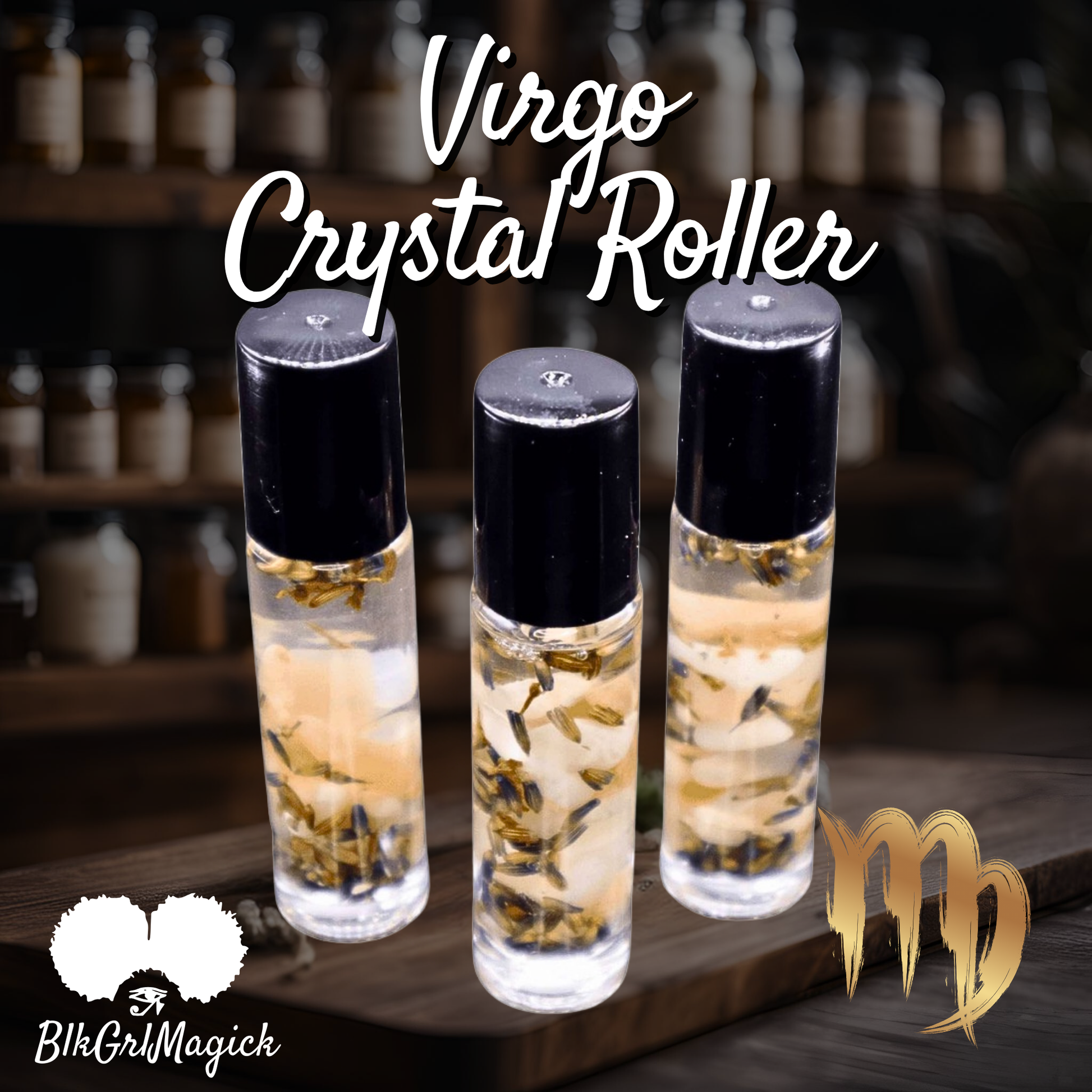 Virgo Crystal Perfume Roller