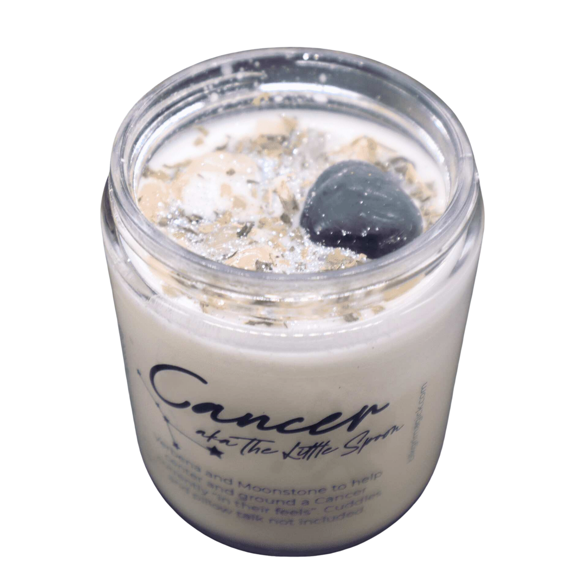 Cancer Zodiac Crystal Candle