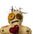 Handcrafted Brown Voodoo Doll