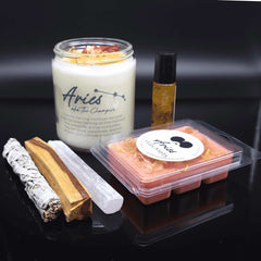 Aries Candle Gift Set