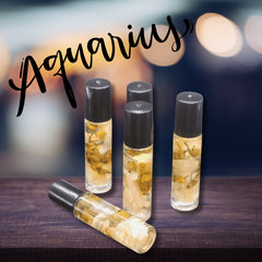 Aquarius Crystal Perfume Roller