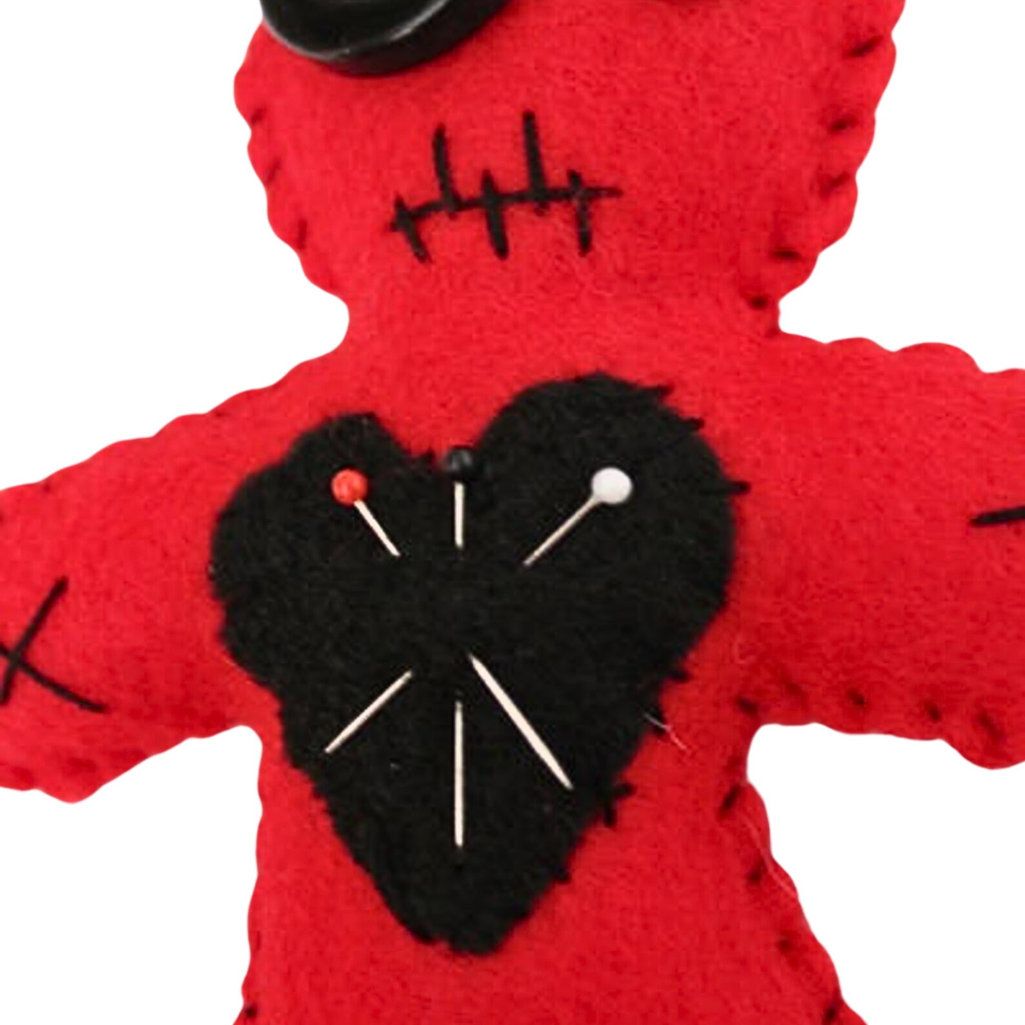 Handcrafted Red Voodoo Doll