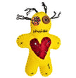 Handcrafted Yellow Voodoo Doll