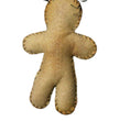 Handcrafted Brown Voodoo Doll