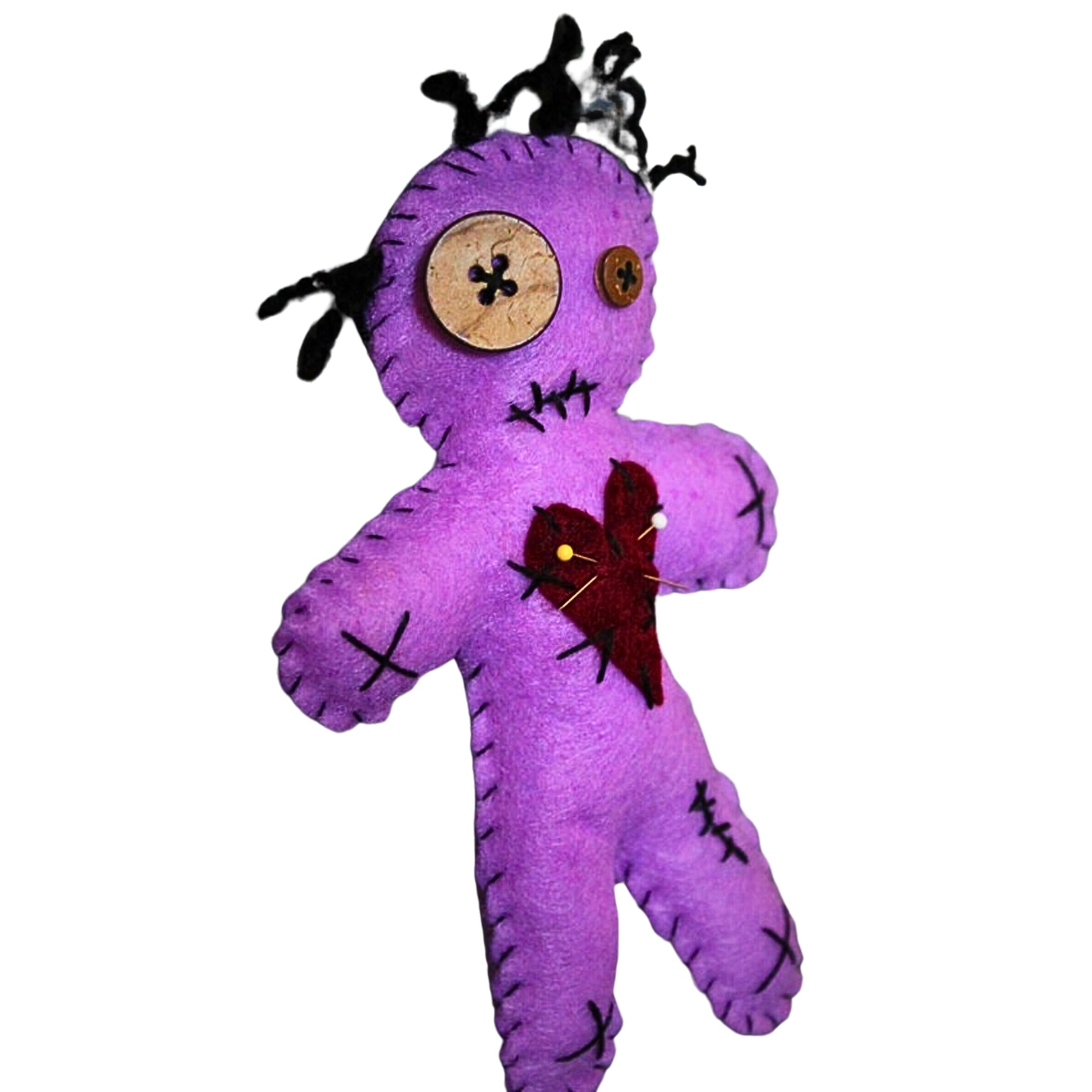 Handcrafted Purple Voodoo Doll