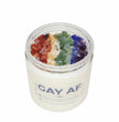 Queer Pride Rainbow Crystal Candle Gift Set