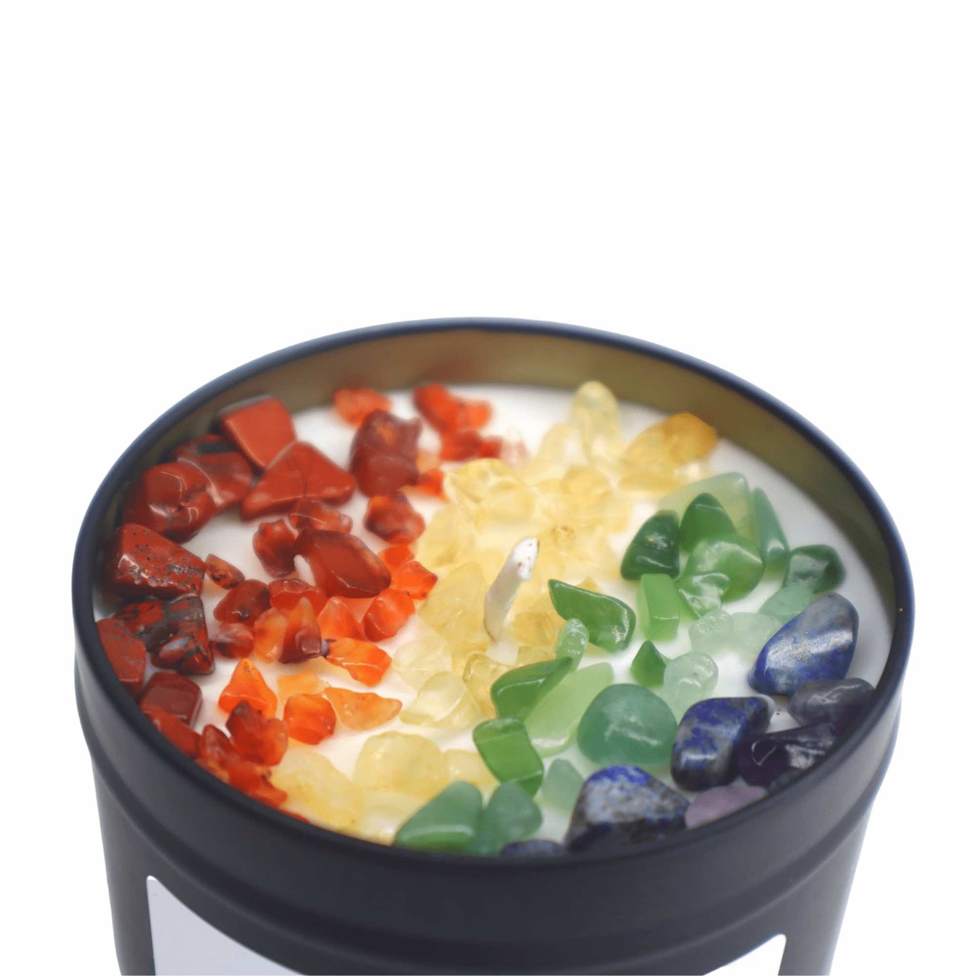 Gay AF Queer Pride Rainbow Crystal Candle