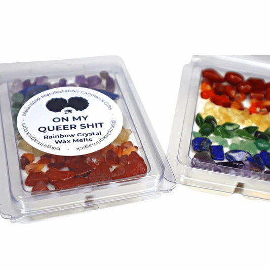 Queer Pride Rainbow Crystal Wax Melts