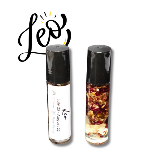 Leo Crystal Perfume Roller