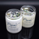 Pisces Zodiac Crystal Candle