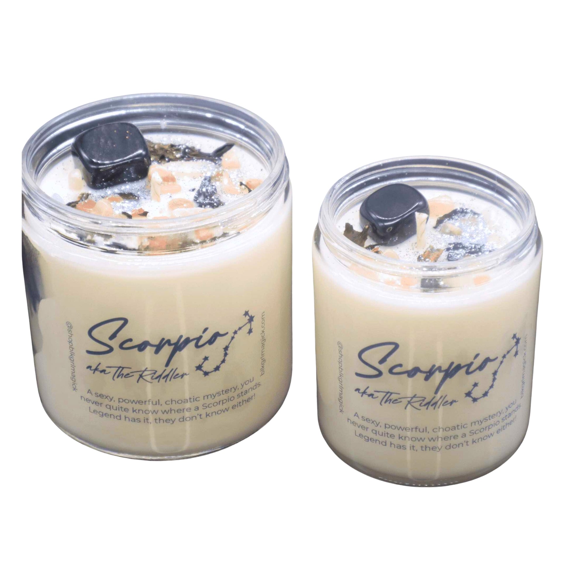 Scorpio Zodiac Crystal Candle