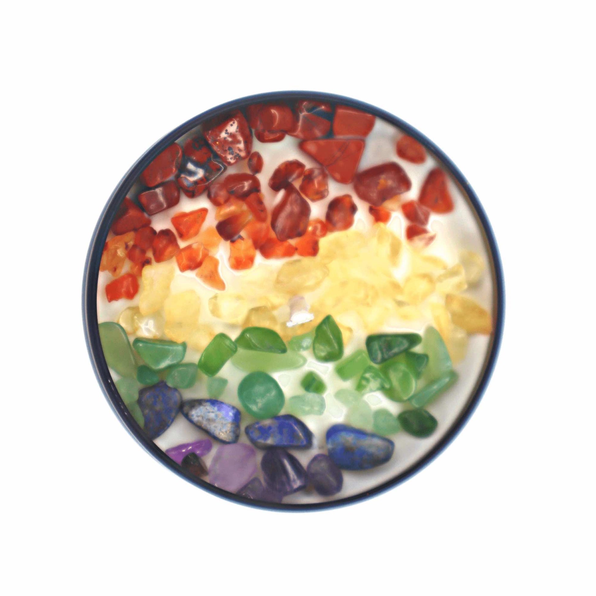 Queer Pride Rainbow Crystal Candle Gift Set