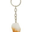 Raw Citrine Crystal Keychain